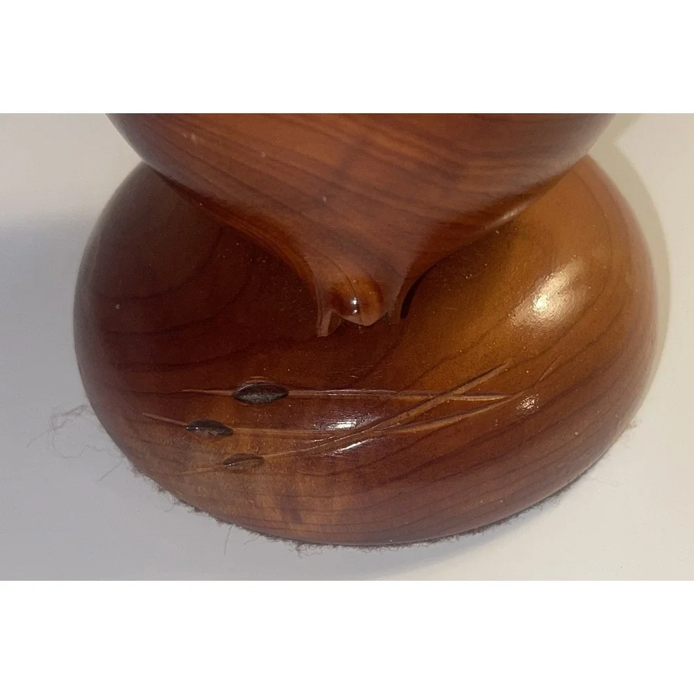 Walnut Wood Apple Pen Holder - Original Walnut Bowl Factory Store - Teacher Gift